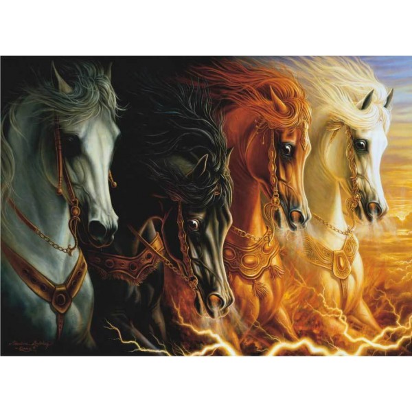 Four Horsemen Diamond Painting