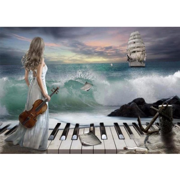 Woman of the Sea Diamond Painting