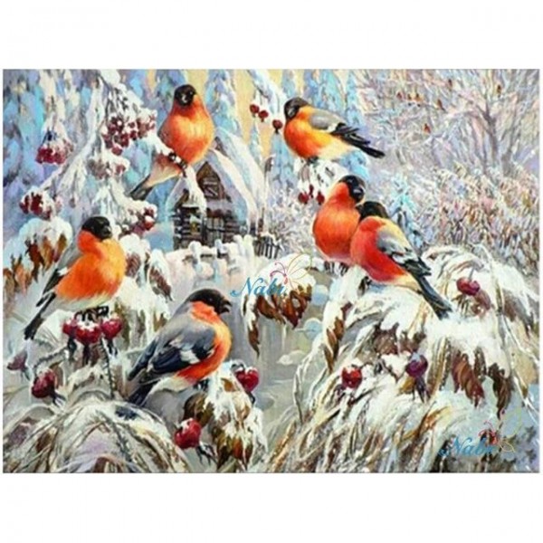 Multiple Bird Diamond Paintings