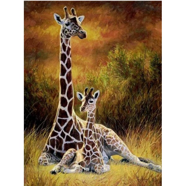 Giraffe Diamond Painting