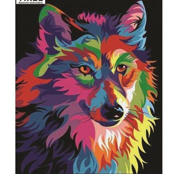 Colorful  Wolf