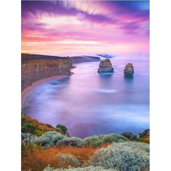 Sunset On The Sea Round