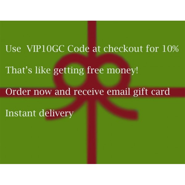 Gift Card - Immediate email delivery! Perfect gift! Multiple values!