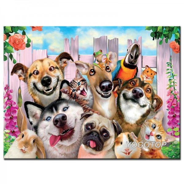 Dog Family square