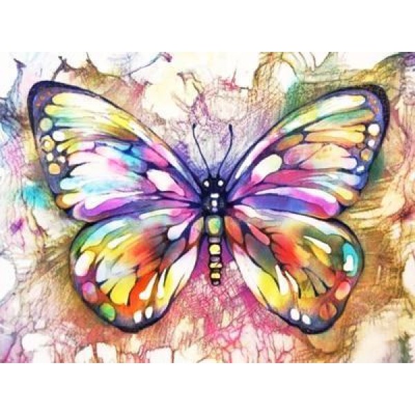 Colorful Butterfly Diamond Painting square