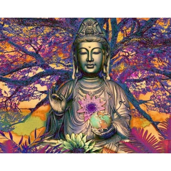 Colorful Buddha Tree