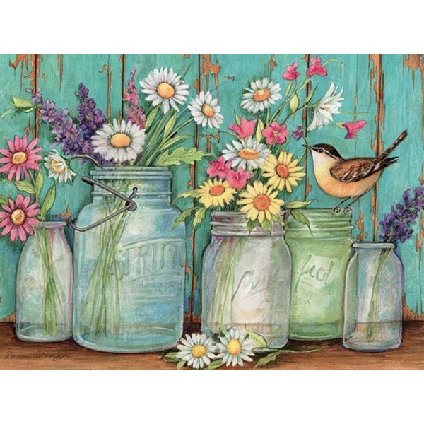 Jars of Flowers
