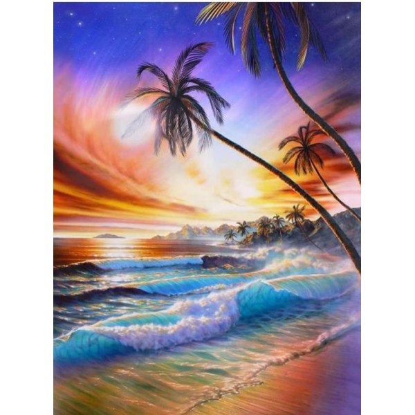 Beach Sunset Diamond Painting