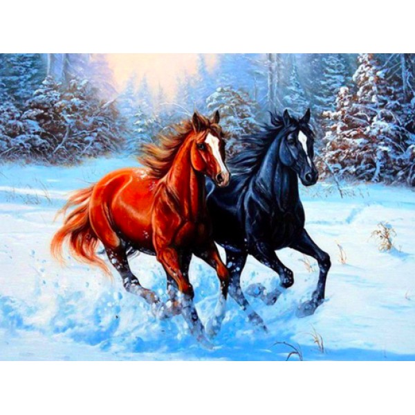 Wild Horses Diamond Painting